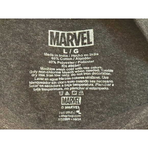 Marvel Deadpool Carnitas Shirt Men Large Graphic Short Sleeves Black Crewneck - Picture 5 of 5